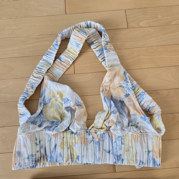 Abercrombie & Fitch Scrunchie Skirt Set Size Medium Top & Small Bottom Floral - Picture 3 of 7